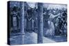 Samuel slays Agag by J James Tissot - Bible-James Jacques Joseph Tissot-Stretched Canvas