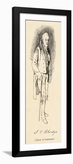 Samuel Taylor Coleridge English Poet and Critic in Old Age-Maclise-Framed Premium Giclee Print