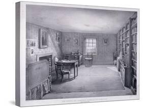 Samuel Taylor Coleridge's Study in Highgate, Haringey, London, C1835-George Scharf-Stretched Canvas