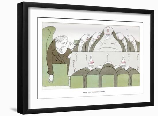 Samuel Taylor Coleridge, Table-Talking, 1904-Max Beerbohm-Framed Giclee Print