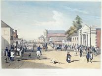 Adelaide, Hindley Street, Plate 41, from 'South Australia Illustrated' by George French Angas, 1847-Samuel Thomas Gill-Giclee Print