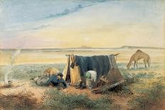 Invalid's Tent, Salt Lake 75 Miles North-West of Mount Arden, 1846-Samuel Thomas Gill-Giclee Print