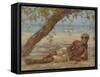 Samuel Under a Tree, Jamaica-Henry Scott Tuke-Framed Stretched Canvas