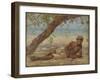 Samuel under a Tree, Jamaica-Henry Scott Tuke-Framed Giclee Print