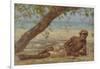 Samuel Under a Tree, Jamaica-Henry Scott Tuke-Framed Giclee Print