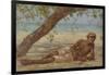 Samuel Under a Tree, Jamaica-Henry Scott Tuke-Framed Giclee Print