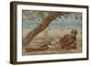 Samuel Under a Tree, Jamaica-Henry Scott Tuke-Framed Giclee Print