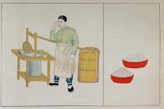 Glutinous Rice Cake Peddler-Samuel V. Constant-Giclee Print