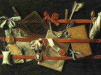 Still Life of Noteboard, c.1664-Samuel Van Hoogstraeten-Stretched Canvas