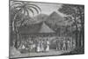 Samuel Wallis Meeting Queen Oberea in Tahiti-null-Mounted Giclee Print