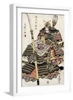 Samurai, 12th Century-Toyokuni Utagawa-Framed Giclee Print