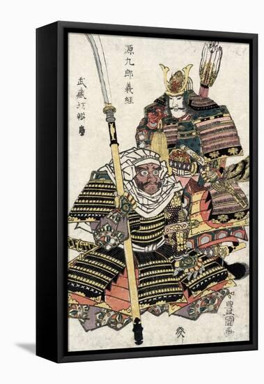 Samurai, 12th Century-Toyokuni Utagawa-Framed Stretched Canvas