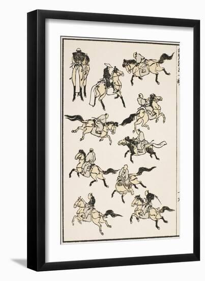 Samurai, 1817-Katsushika Hokusai-Framed Giclee Print