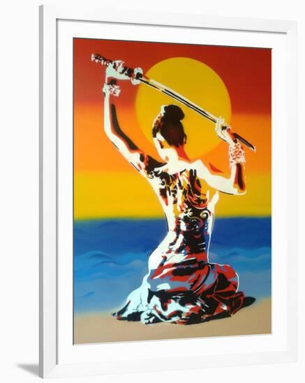 Samurai 2-Abstract Graffiti-Framed Giclee Print