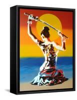 Samurai 2-Abstract Graffiti-Framed Stretched Canvas