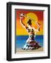 Samurai 2-Abstract Graffiti-Framed Giclee Print