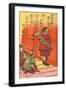 Samurai Archers at Door-null-Framed Art Print