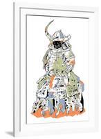 Samurai Armor-HR-FM-Framed Art Print