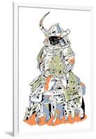 Samurai Armor-HR-FM-Framed Art Print