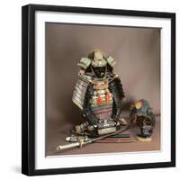 Samurai Armour, Muromachi Period-Japanese School-Framed Giclee Print