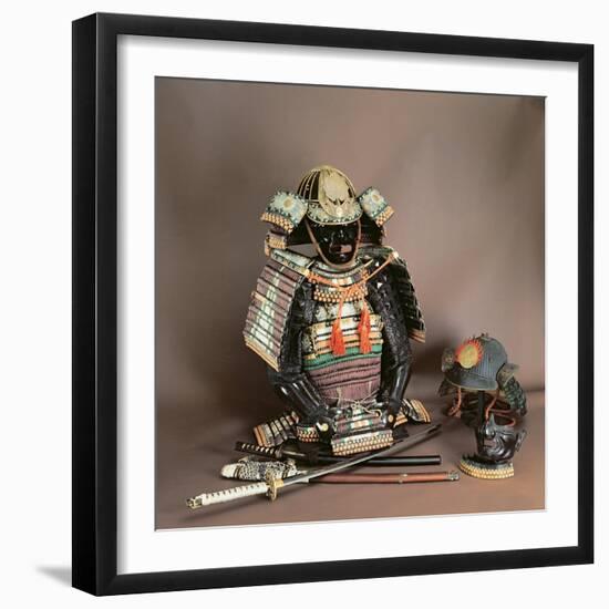 Samurai Armour, Muromachi Period-Japanese School-Framed Giclee Print