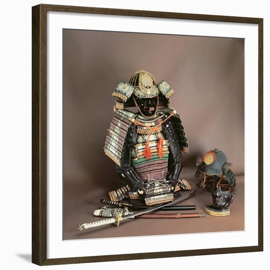 Samurai Armour, Muromachi Period-Japanese School-Framed Giclee Print