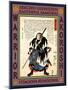 Samurai Chiba Saburohei Mitsutada-Kuniyoshi Utagawa-Mounted Giclee Print