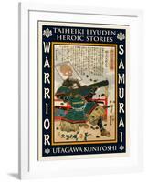 Samurai Inoue Nagayoshi-Kuniyoshi Utagawa-Framed Giclee Print