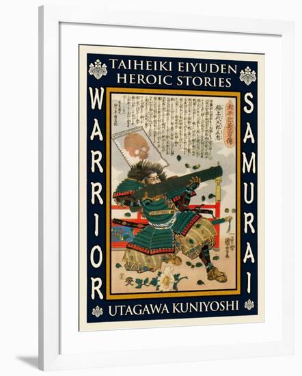 Samurai Inoue Nagayoshi-Kuniyoshi Utagawa-Framed Giclee Print