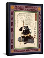 Samurai Kataoka Dengoemon Takafusa-Kuniyoshi Utagawa-Framed Stretched Canvas