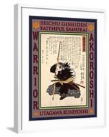 Samurai Kataoka Dengoemon Takafusa-Kuniyoshi Utagawa-Framed Giclee Print