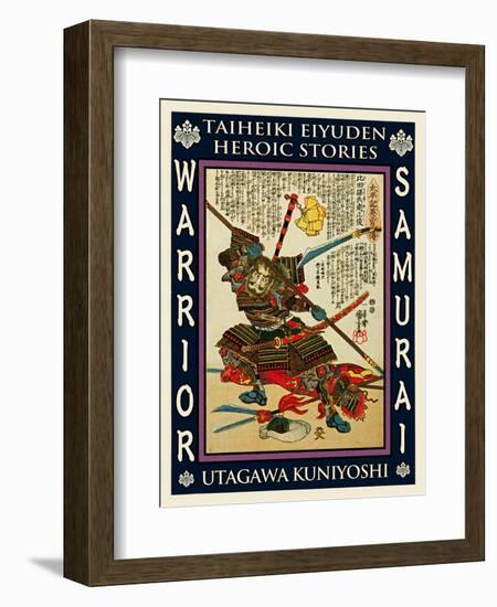 Samurai Kida Muneharu-Kuniyoshi Utagawa-Framed Giclee Print