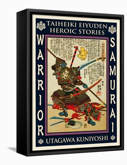 Samurai Kida Muneharu-Kuniyoshi Utagawa-Framed Stretched Canvas