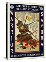 Samurai Kida Muneharu-Kuniyoshi Utagawa-Stretched Canvas