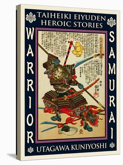 Samurai Kida Muneharu-Kuniyoshi Utagawa-Stretched Canvas