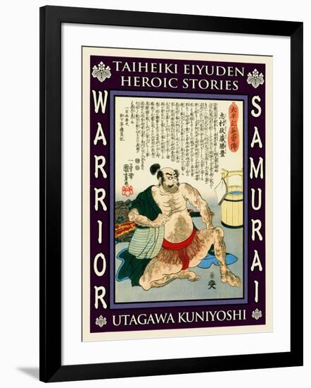 Samurai Kimura Shigekatsu-Kuniyoshi Utagawa-Framed Giclee Print