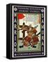 Samurai Minamoto Yoshimoto-Kuniyoshi Utagawa-Framed Stretched Canvas