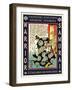 Samurai Mori Nagasada-Kuniyoshi Utagawa-Framed Giclee Print