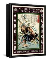 Samurai Negorono Komizucha-Kuniyoshi Utagawa-Framed Stretched Canvas