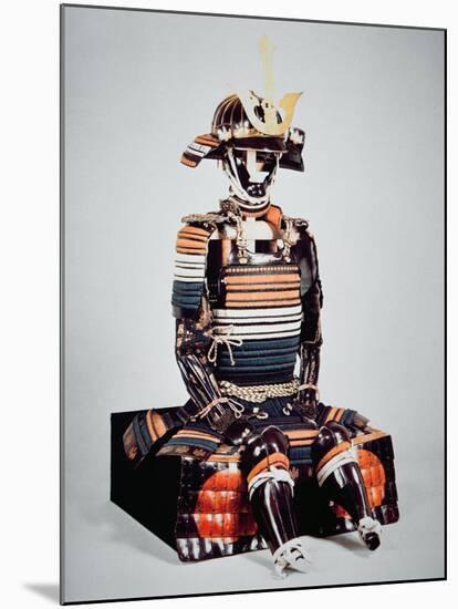 Samurai of Old Japan: Suit of Armour Worn by Toyotomi Hideyoshi, Momoyama Period, 1568-1600-Japanese School-Mounted Giclee Print