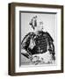 Samurai of Old Japan with Traditional Hairstyle-Japanese Photographer-Framed Giclee Print