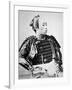 Samurai of Old Japan with Traditional Hairstyle-Japanese Photographer-Framed Giclee Print