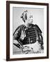 Samurai of Old Japan with Traditional Hairstyle-Japanese Photographer-Framed Giclee Print