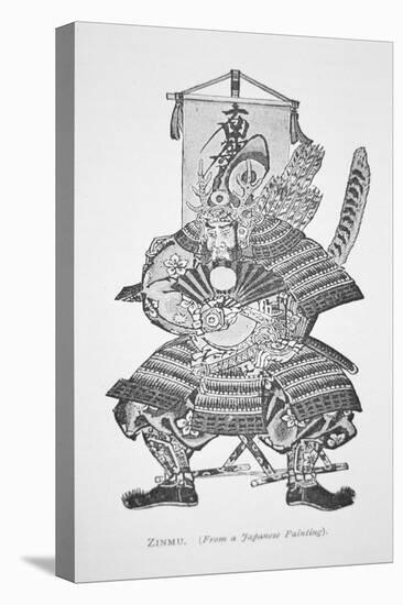 Samurai of Old Japan: Zinmu-Japanese School-Stretched Canvas