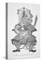 Samurai of Old Japan: Zinmu-Japanese School-Stretched Canvas