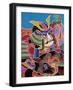 Samurai on Horseback-null-Framed Giclee Print