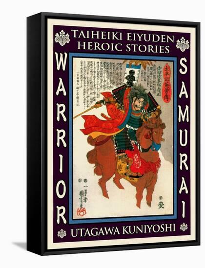 Samurai Sada Narimasa-Kuniyoshi Utagawa-Framed Stretched Canvas