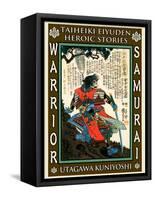 Samurai Sakai Masanao-Kuniyoshi Utagawa-Framed Stretched Canvas