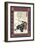 Samurai Sugenoya Sannojo Masatoshi-Kuniyoshi Utagawa-Framed Giclee Print