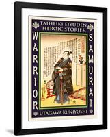 Samurai Takenaka Shigeharu-Kuniyoshi Utagawa-Framed Giclee Print